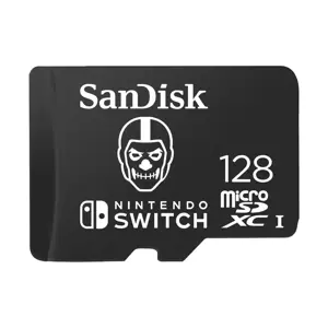 SANDISK 128 GB microSDXC UHS-I kortelė, skirta "Nintendo Switch", "Fortnite Edition", 100 MB/s skai…