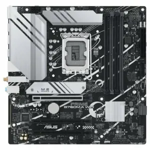ASUS PRIME B760M-A WIFI, "Intel", LGA 1700, "Intel® Celeron®", "Intel® Core™ i3", "Intel® Core™ i5", "Intel® Core™ i7", "Intel® Core™ i9",..., LGA 1700, DDR5-SDRAM, 128 GB