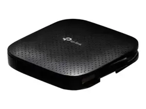 TP-Link UH400, USB 3.2 Gen 1 (3.1 Gen 1) Type-A, USB 3.2 Gen 1 (3.1 Gen 1) Type-A, 5000 Mbit/s, juoda, 71 mm, 71 mm, 71 mm