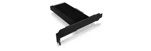 ICY BOX IB-PCI208-HS, PCIe, M.2, pilno aukščio / žemo profilio, PCIe 4.0, juodas, pasyvus