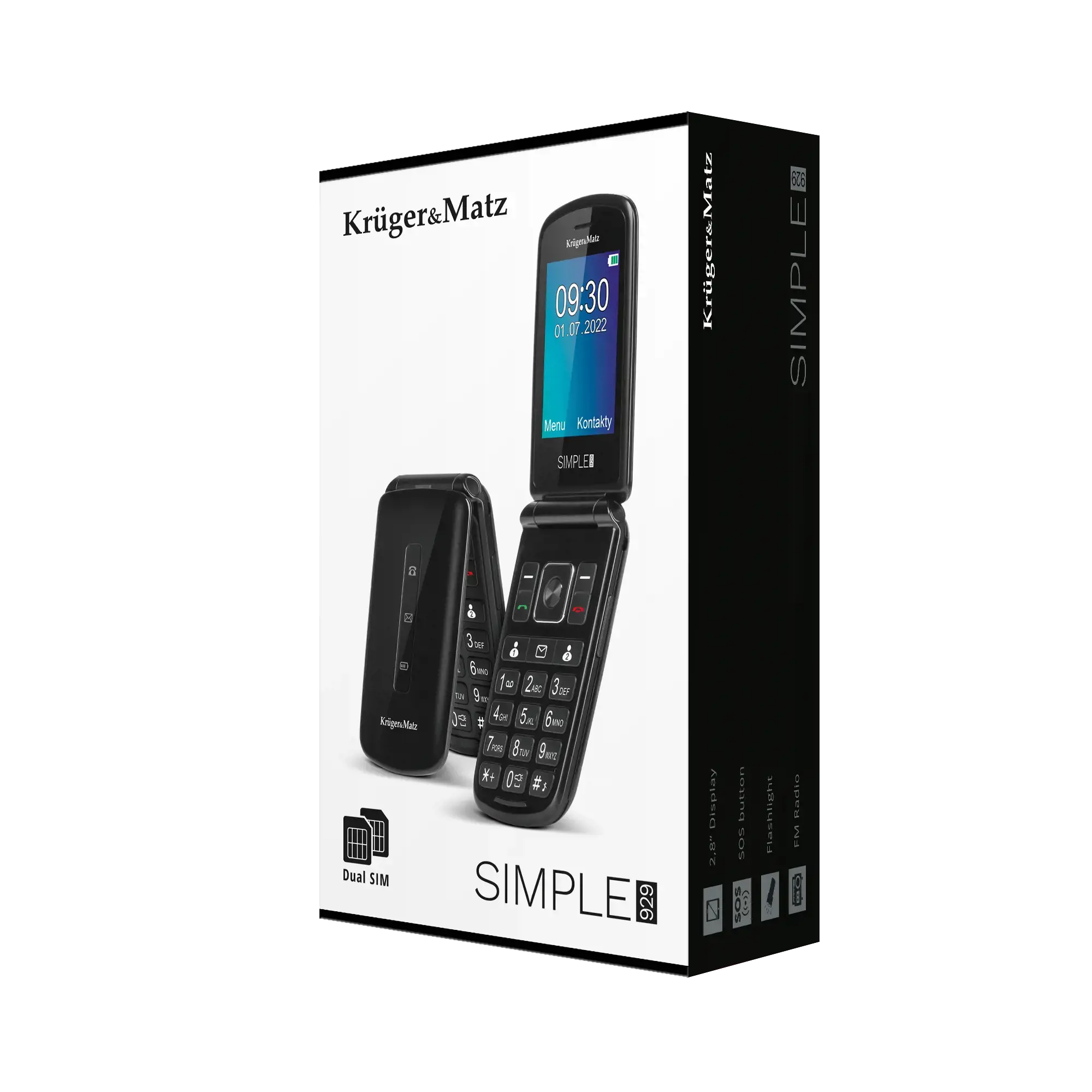 GSM telefonas senjorams Kruger&Matz Simple 929
