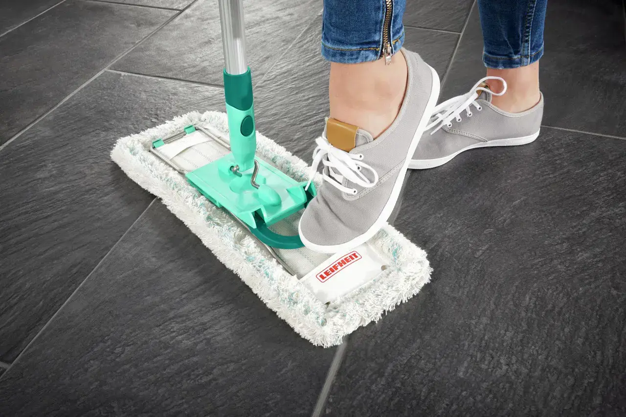 Leifheit Profi XL cotton plus mop Cotton/Fiber Grey, Turquoise, White