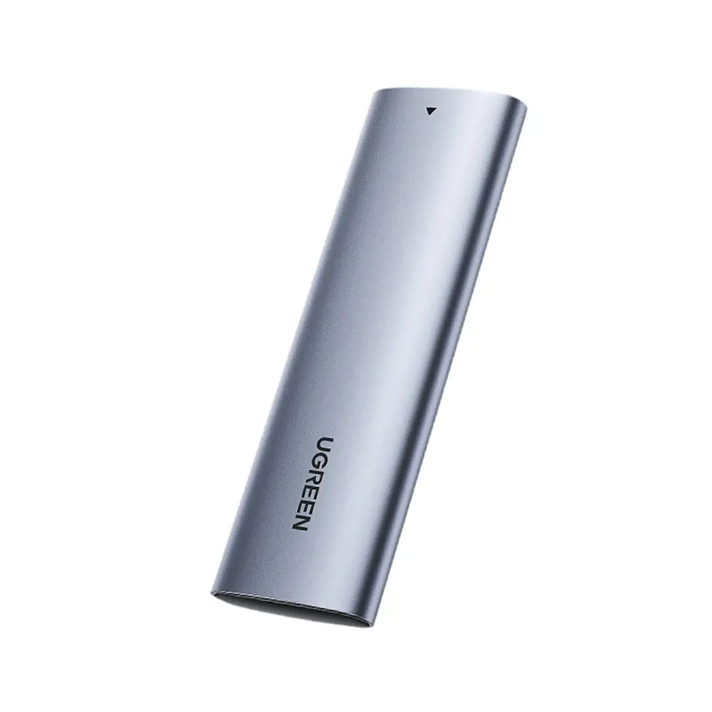 Ugreen 10903, SSD korpusas, M.2, Serial ATA III, 5 Gb/s, USB jungtis, juoda, pilka