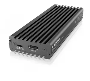 ICYBOX IB-1817MC-C31 Išorinis korpusas PCIe NVMe/SATA M.2 SSD USB 3.1 Type-C pilkos spalvos