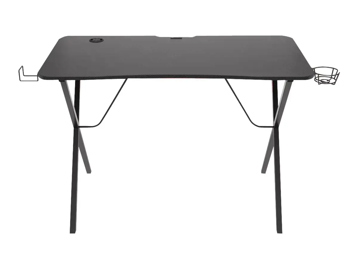 Žaidimų stalas Natec Genesis Holm 200 RGB, Juoda