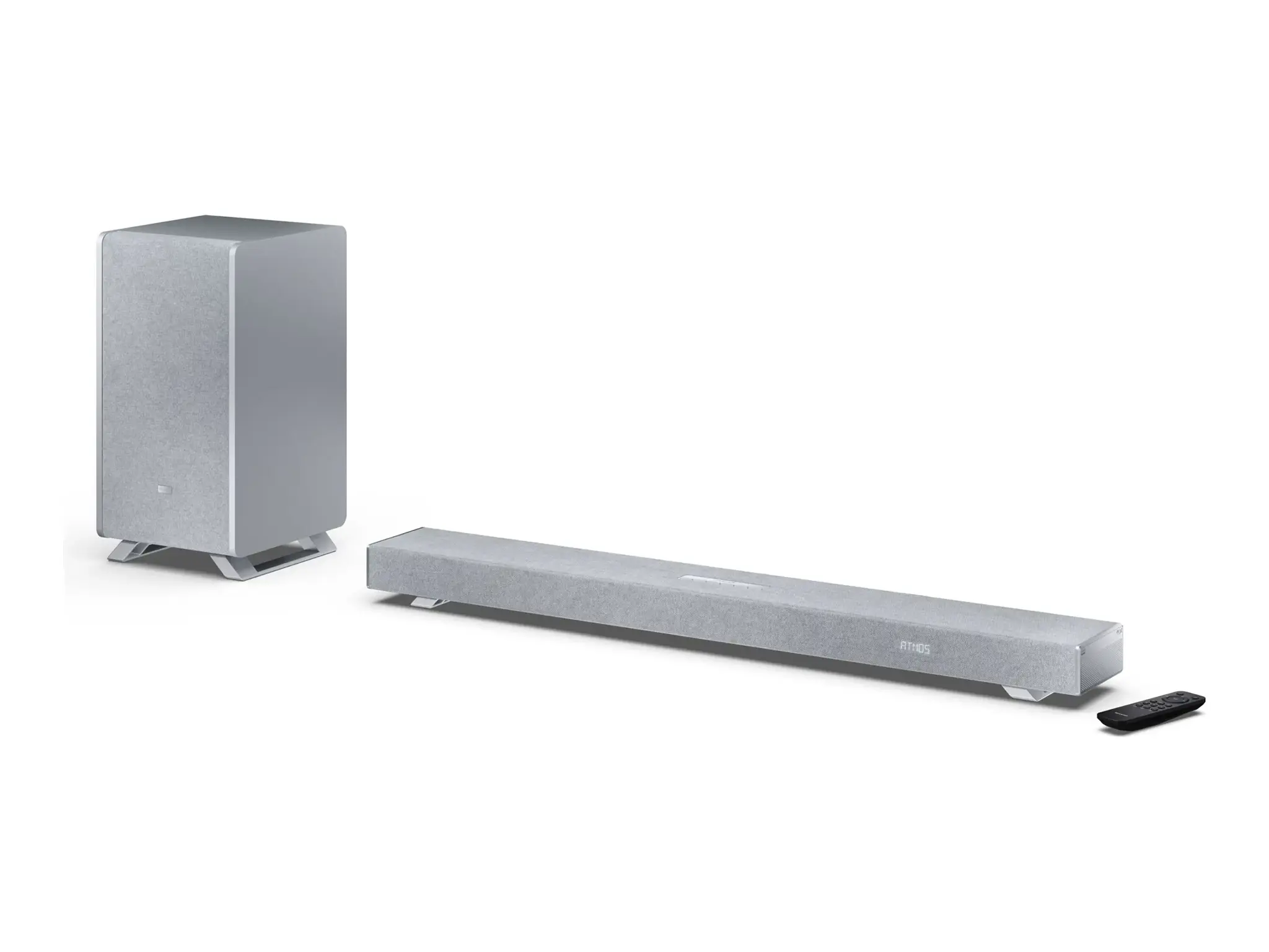 Sharp | 3.1.2 Dolby Atmos/DTS:X Soundbar with Wireless Subwoofer | HT-SBW53121(SL) | Bluetooth