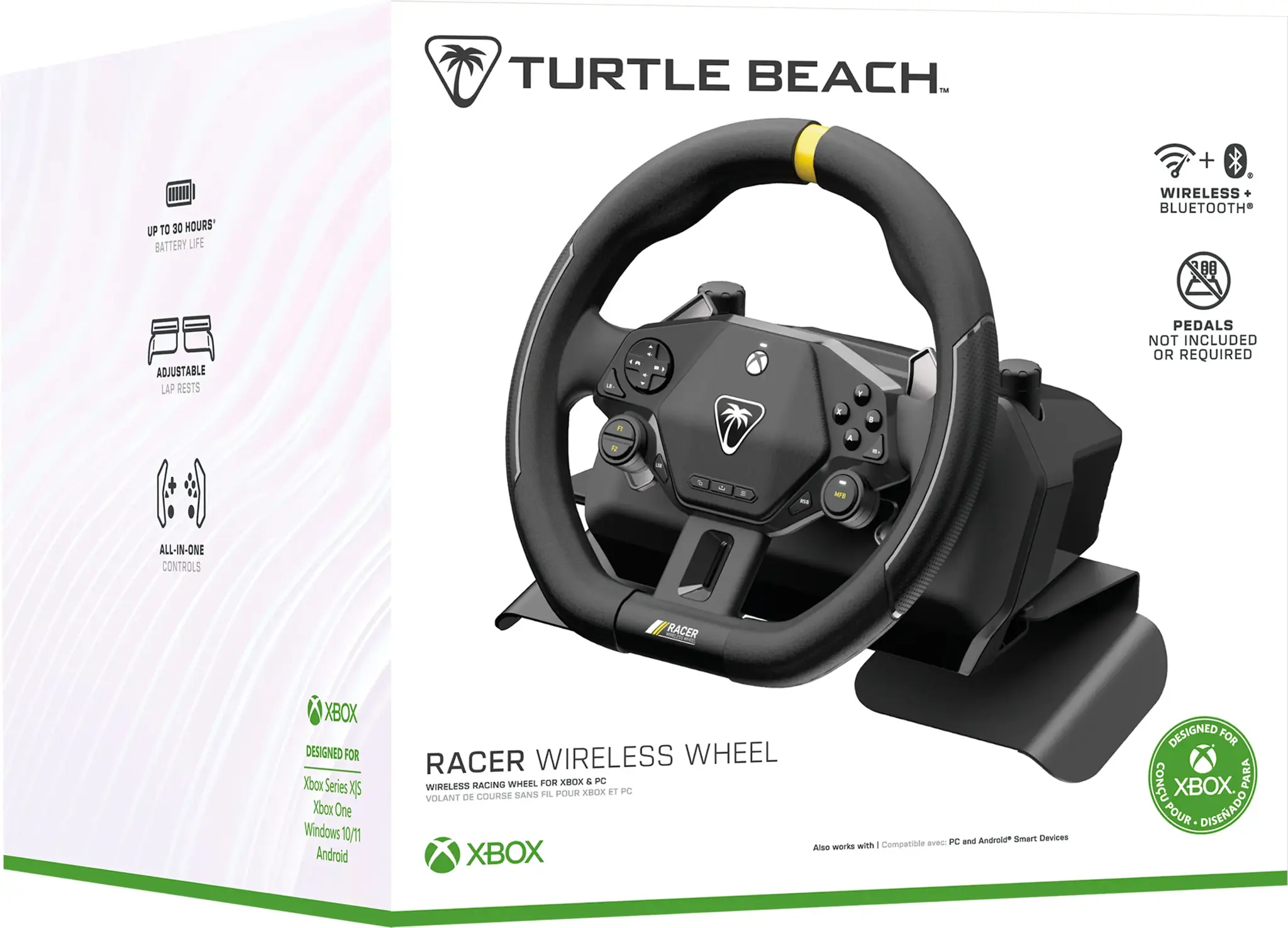 Turtle Beach wireless racing wheel Racer Xbox