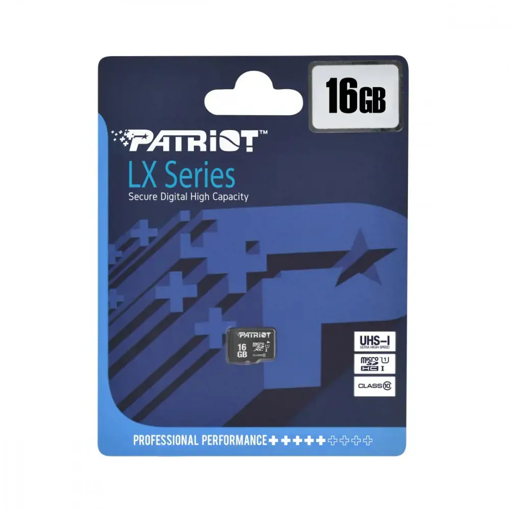 "Patriot" 16 GB LX serijos UHS-I microSDHC