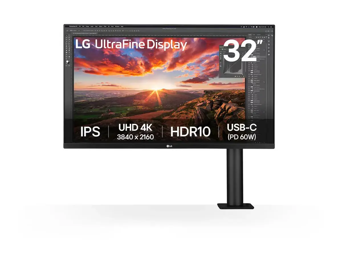 LG 32UN880 ERGO 32" UHD IPS HDMI/USB-C PD 60W