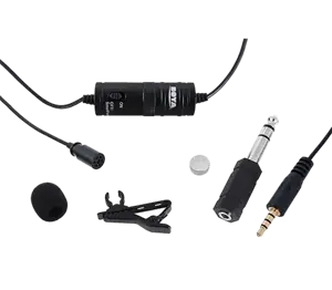 Mikrofonas BOYA 65-18000 HZ, 6.3 mm stereo adapteris, juodas / BY-M1 / BOYA10003