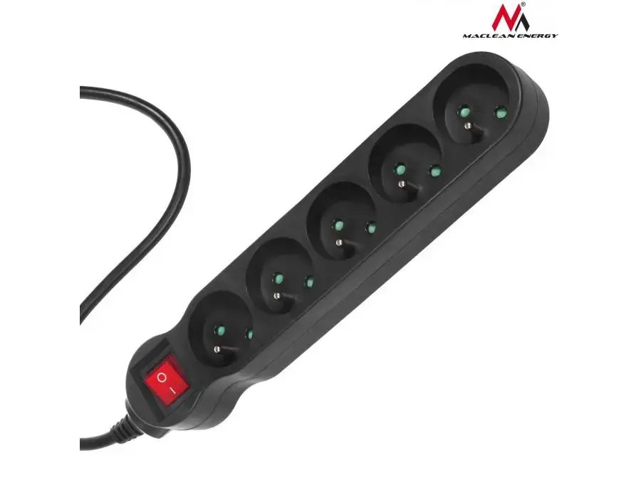 Maitinimo juosta 5g 5m MCE185 2300W juoda
