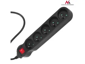 Maitinimo juosta 5g 5m MCE185 2300W juoda