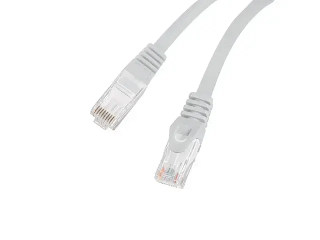 LANBERG Patchcord cat.6 UTP LSZH CU 10m pilkos spalvos Fluke pass