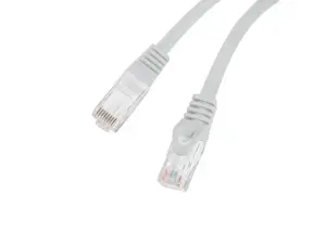 LANBERG Patchcord cat.6 UTP LSZH CU 10m pilkos spalvos Fluke pass