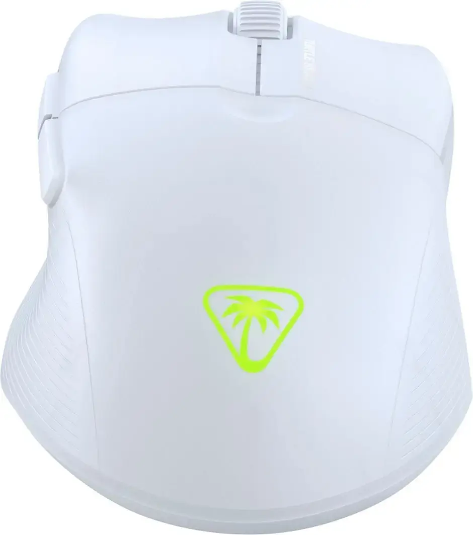 Turtle Beach Pure Air - Ultra-Light Wireless Ergonomic RGB Gaming Mouse, 26K DPI Optical Sensor, 125 hour Battery, Dual Wireless System, TITAN Optical Switches, Bluetooth, RGB Illumination. Semi-translucent White, Right-hand, Optical, RF Wireless + Bluetooth, 26000 DPI, Translucent, White