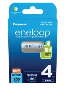 Panasonic Eneloop AAA 800mAh rechargeable - 4 pcs