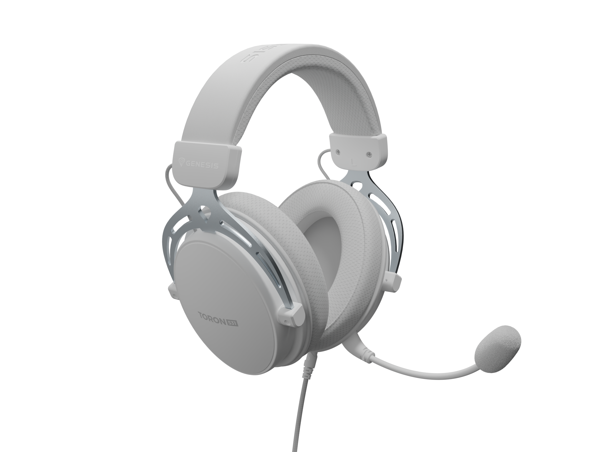 Genesis Gaming Headset | Toron 531 | Wired | Over-Ear | Microphone | White