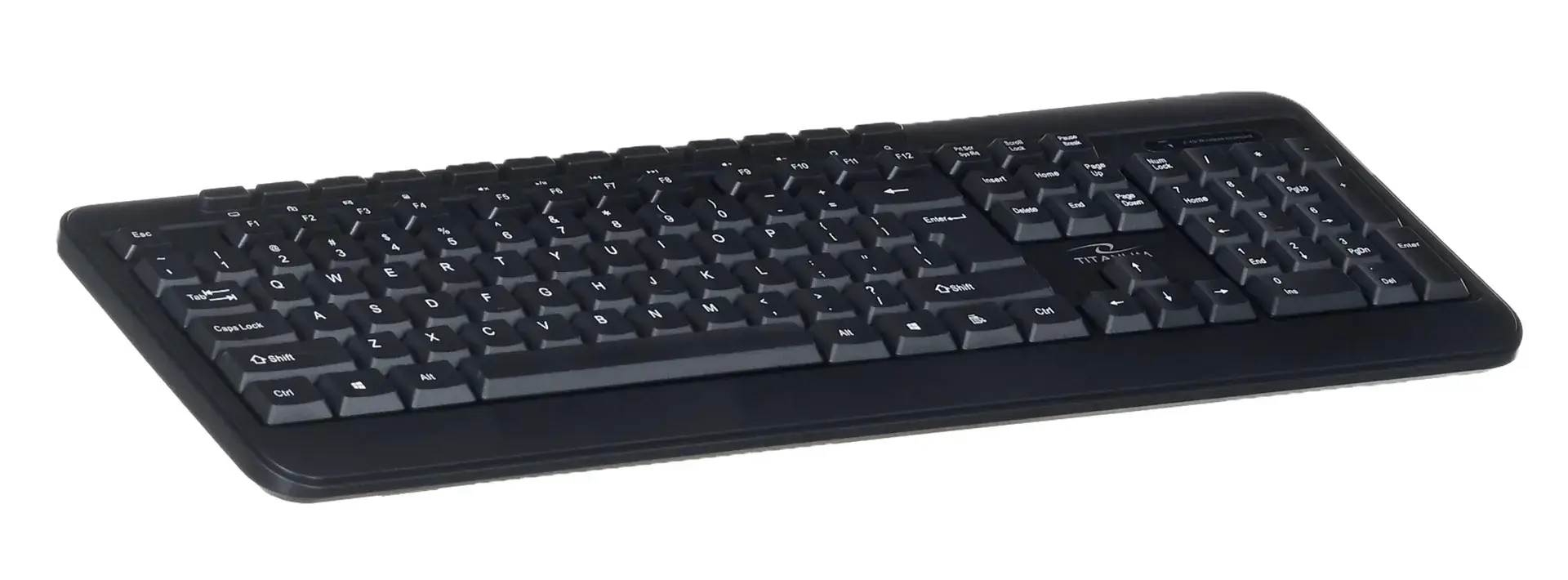 TITANUM TK109 Belaidis rinkinys - USB klaviatūra ir pelė Juoda