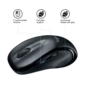 "Logitech M510", lazerinis, RF belaidis, juodas