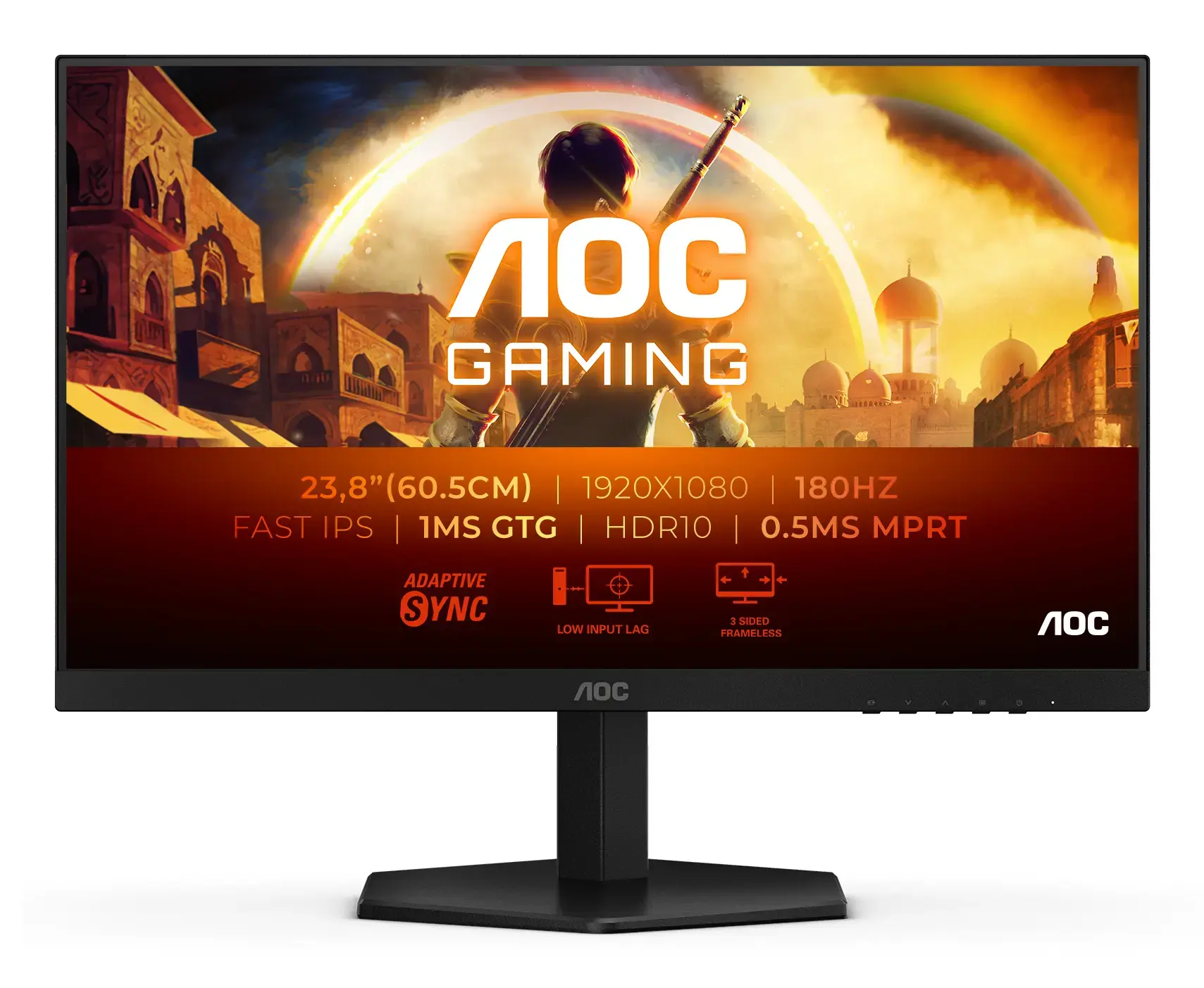 AOC G4 24G42E computer monitor 61 cm (24") 1920 x 1080 pixels Full HD LCD Black