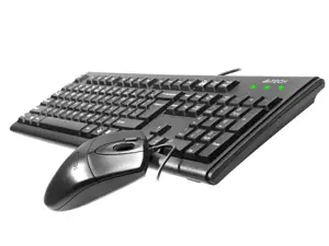 A4-TECH A4TKLA43774 Klaviatūra ir pelė A4-Tech KM-72620D USB juoda