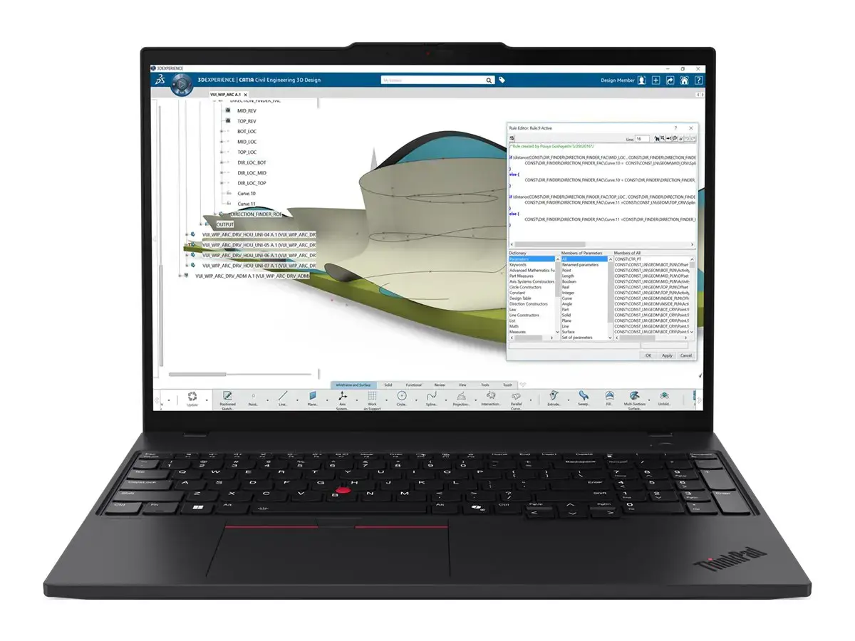 Nešiojamas kompiuteris Lenovo ThinkPad P16s G4 AMD, AMD Ryzen AI 7 PRO 350 (Max. 5.00GHz, 16M, 8C), 1024 GB, 16 Coliai, Windows 11 Pro