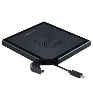 ASUS ZenDrive V1M (SDRW-08V1M-U), juodas, priekinis, stalinis / nešiojamasis kompiuteris, DVD±RW, C tipo USB, CD-R, CD-ROM, DVD+R, DVD+R DL, DVD+RW, DVD-R, DVD-R DL, DVD-ROM, DVD-RW