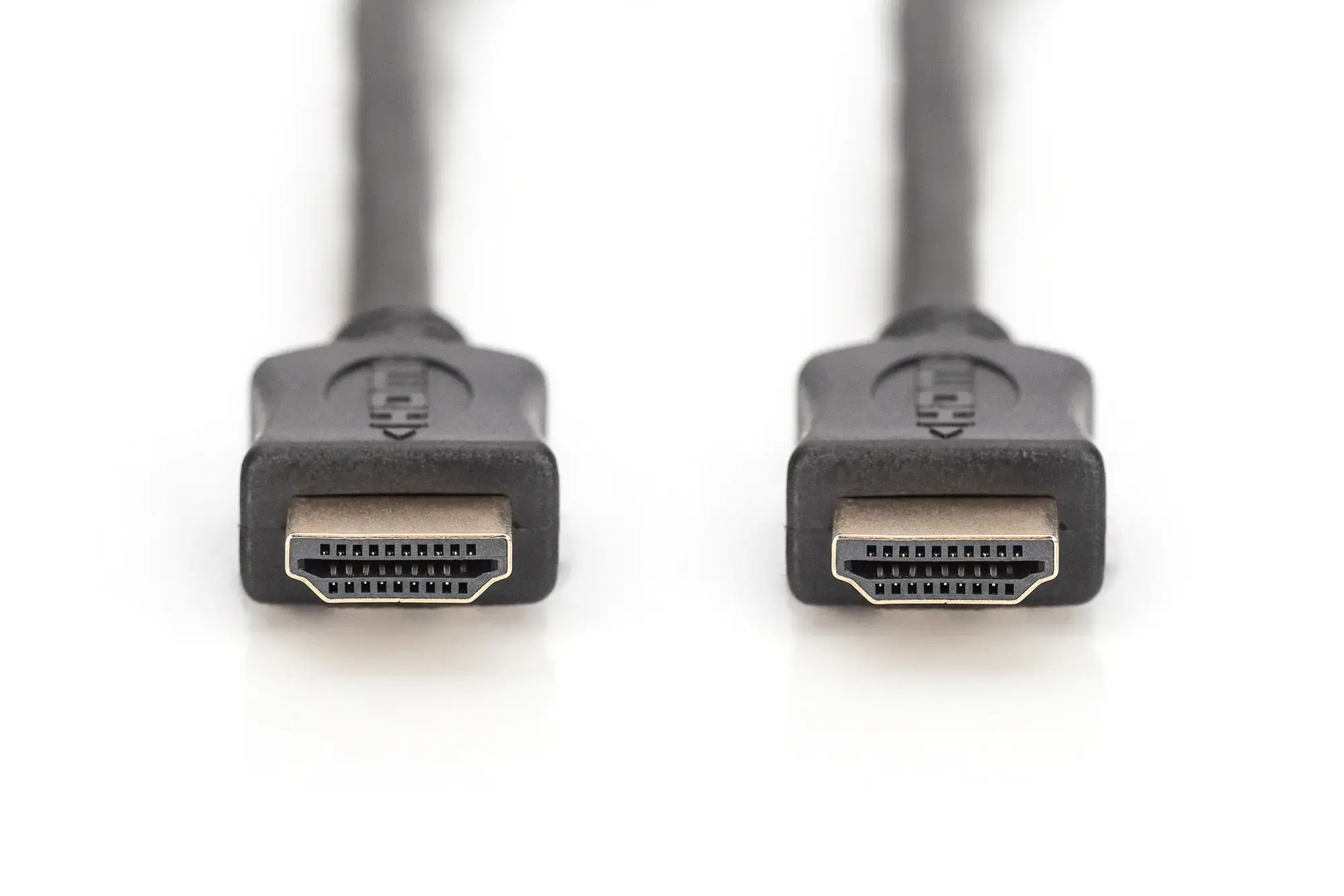 ASSMANN HDMI didelės spartos A tipo M/M 10,0 m ilgio jungiamasis kabelis su eternetu Full HD 60p aukso spalvos bl