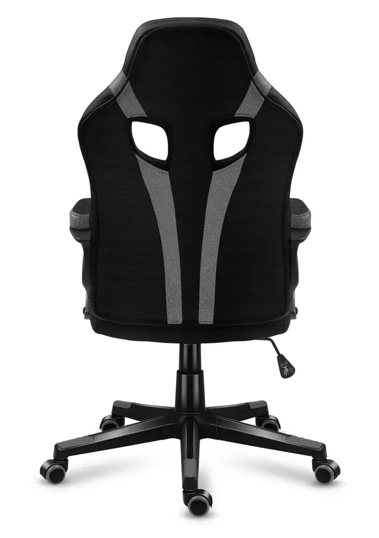 Huzaro FORCE 2.5 GREY MESH Žaidimų fotelis Tinklinė sėdynė Juoda, pilka