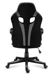 Huzaro FORCE 2.5 GREY MESH Žaidimų fotelis Tinklinė sėdynė Juoda, pilka