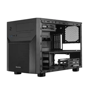 Chieftec CI-02B-OP, Cube, PC, Black, micro ATX, Mini-ITX, SPCC, Home/Office