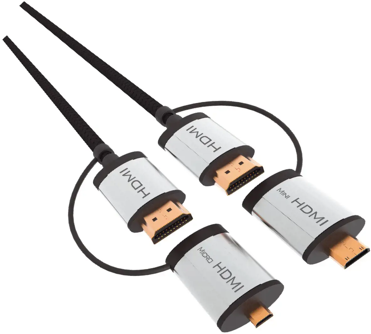 "Omega" kabelis + adapteriai HDMI 1,5 m (43865)
