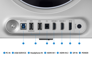 Samsung G60SD, 68.6 cm (27"), 2560 x 1440 pixels, Quad HD, OLED, 0.03 ms, Silver