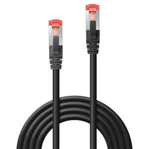 Lindy Rj45/Rj45 Cat6 1m, 1 m, Cat6, S/FTP (S-STP), RJ-45, RJ-45, Black