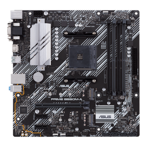 ASUS PRIME B550M-A, AMD, "Socket AM4", 3 kartos "AMD Ryzen™ 3", 3 kartos "AMD Ryzen 5", 3 kartos "AMD Ryzen™ 7", 3 kartos..., DDR4-SDRAM, 128 GB, DIMM