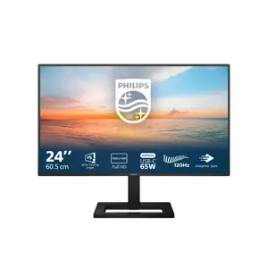 Philips 1000 series 24E1N1300AE/00, 60.5 cm (23.8"), 1920 x 1080 pixels, Full HD, LCD, Black