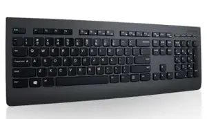 Lenovo 4X30H56869, Viso dydžio (100%), belaidis, RF belaidis, QWERTY, juodas