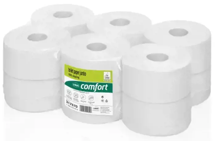 Wepa ruloninis tualetinis popierius TPMB3120, 120m 480 lapelių, 9.2 x 25, antrinės žaliavos (12vnt)