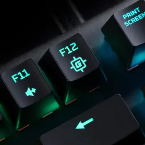 "HP HyperX Alloy Origins Core", 80 %, USB, mechaninis, RGB LED, juodas