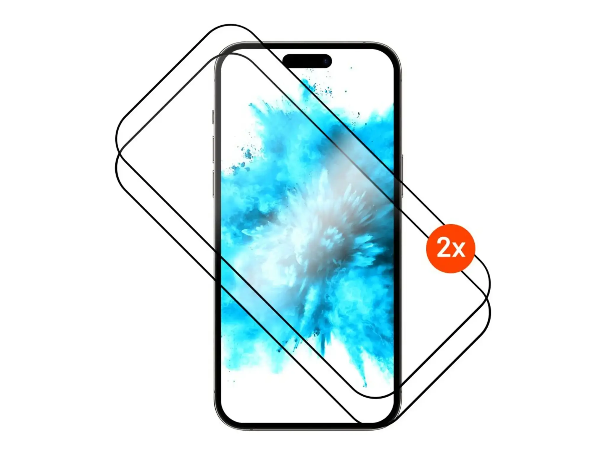 Fixed Screen protector | Apple | iPhone 17 Pro | Tempered glass | Black | Full Cover 2.5D