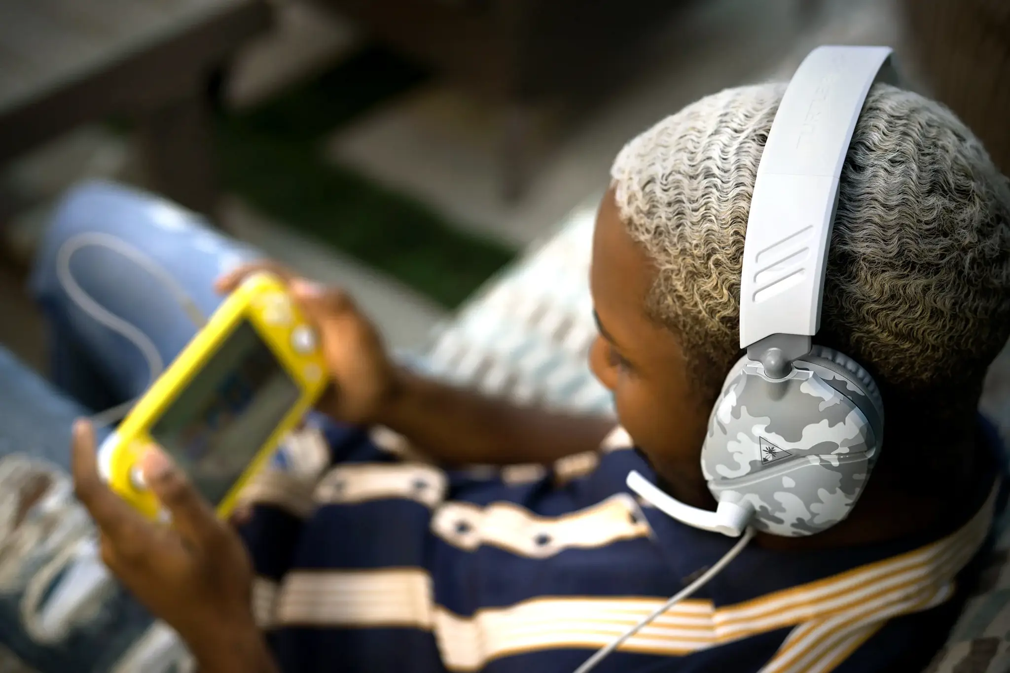 "Turtle Beach Recon 70", laidinės, žaidimų, 20 - 20000 Hz, 571,5 g, ausinės, pilkos, baltos spalvos