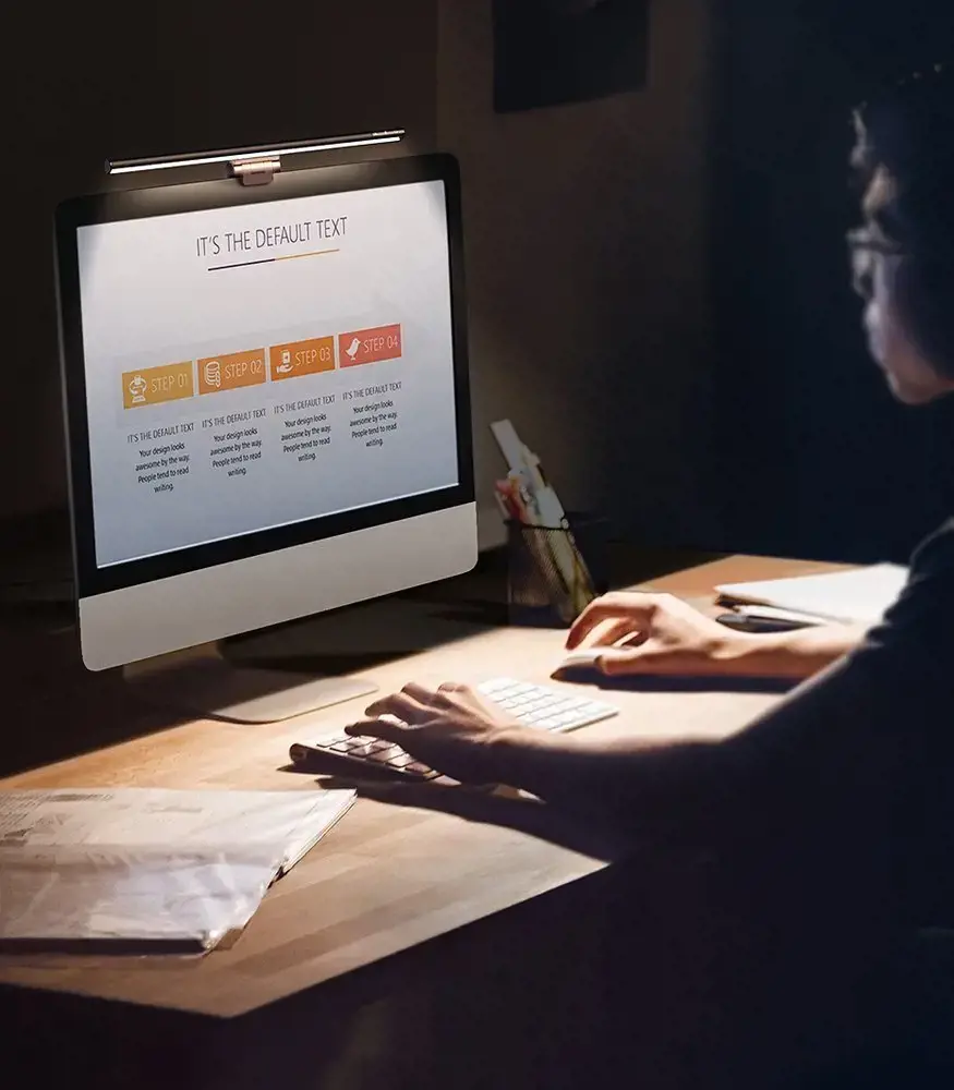 Baseus I-Wok lamp for monitor with touch panel (black)