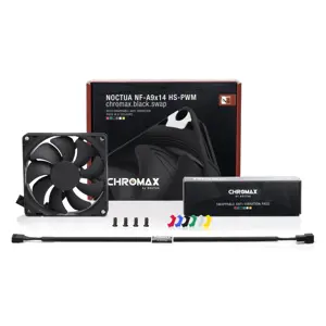 Noctua NF-A9X14 HS-PWM CH.BK.S kompiuterio aušinimo komponentas Kompiuterio korpuso ventiliatorius 9,2 cm juodas