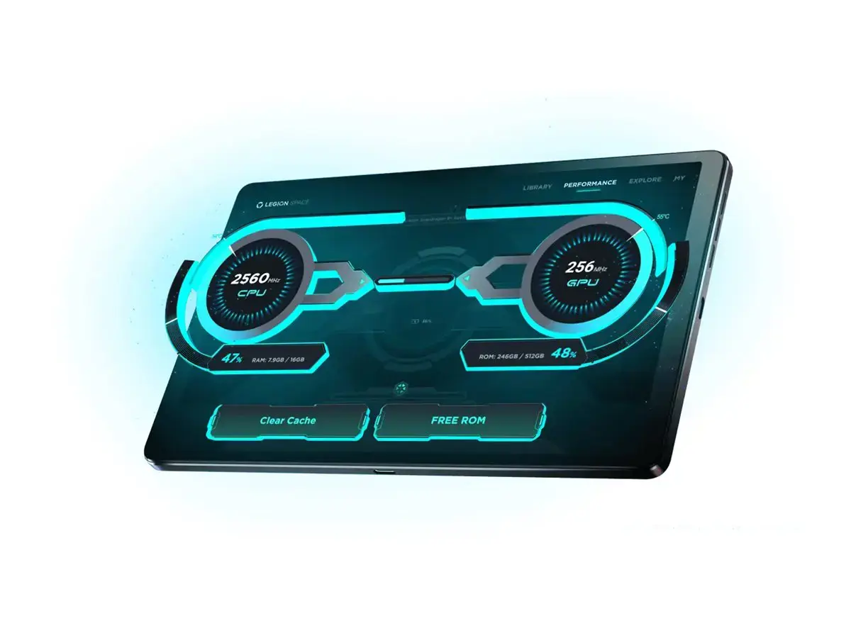 Lenovo Legion Tab Wi-Fi  (w/o power adapter) | ZAEF0019SE | 8.8 " | Eclipse Black | LTPS | 2560 x 1600 pixels | Qualcomm | Snapdragon 8 Gen 3 | 12 GB | Soldered LPDDR5x | 256 GB | Wi-Fi | Front camera | 8 MP | Rear camera | 13 MP | Bluetooth | 5.4 | Android | 14 (OS upgrades until Android 16 and 4 years security patches) | Warranty 24 month(s) | Folio Case + Glass Film, USB-A to USB-C cable, Manual