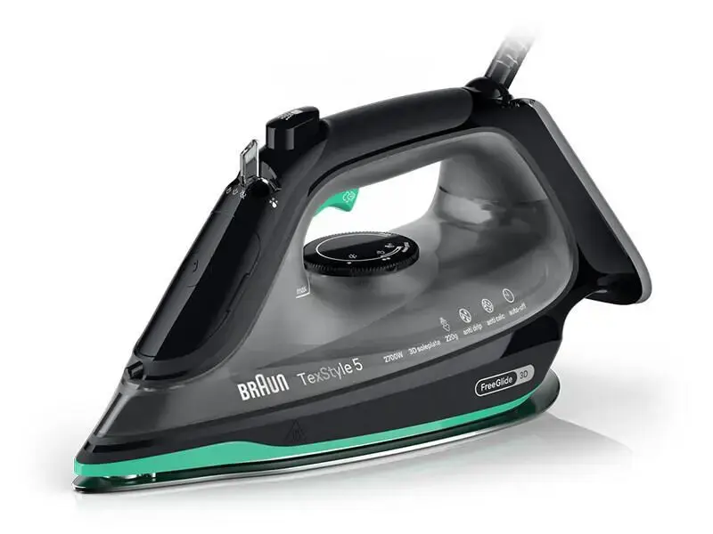 Braun TexStyle 5 SI 5277 GR Steam iron Ceramic soleplate 2700 W Green