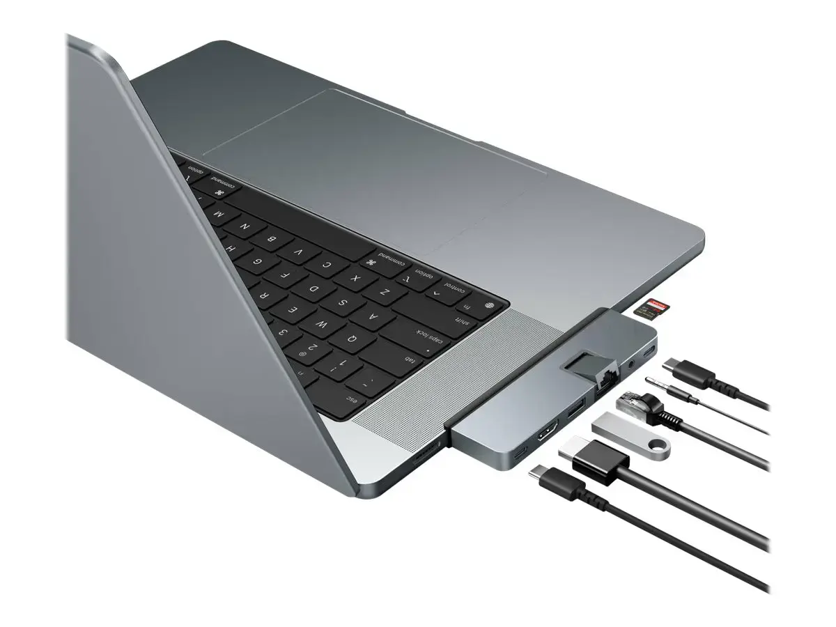 USB šakotuvas "Hyper HD575-GRY-GL
