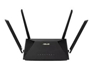 ASUS RT-AX1800U, Wi-Fi 6 (802.11ax), Dual-band (2.4 GHz / 5 GHz), Ethernet LAN, Black, Tabletop router