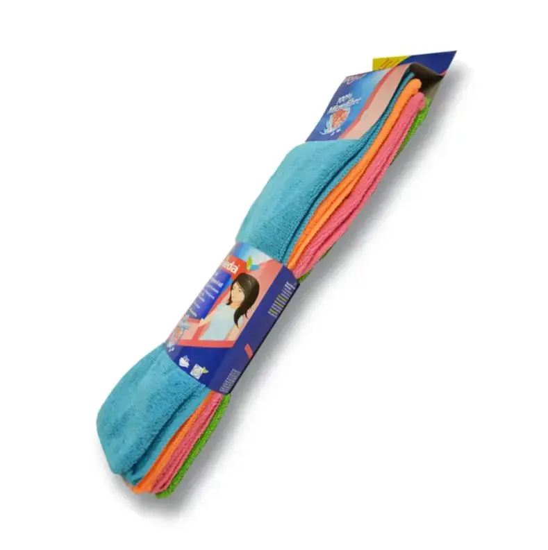 Valymo šluostė "Vileda" mikropluošto šluostė "Colors Extra Large" 4 vnt.