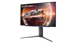 LG 27GS95QE-B, 67.3 cm (26.5"), 2560 x 1440 pixels, Quad HD, OLED, 0.03 ms, Black