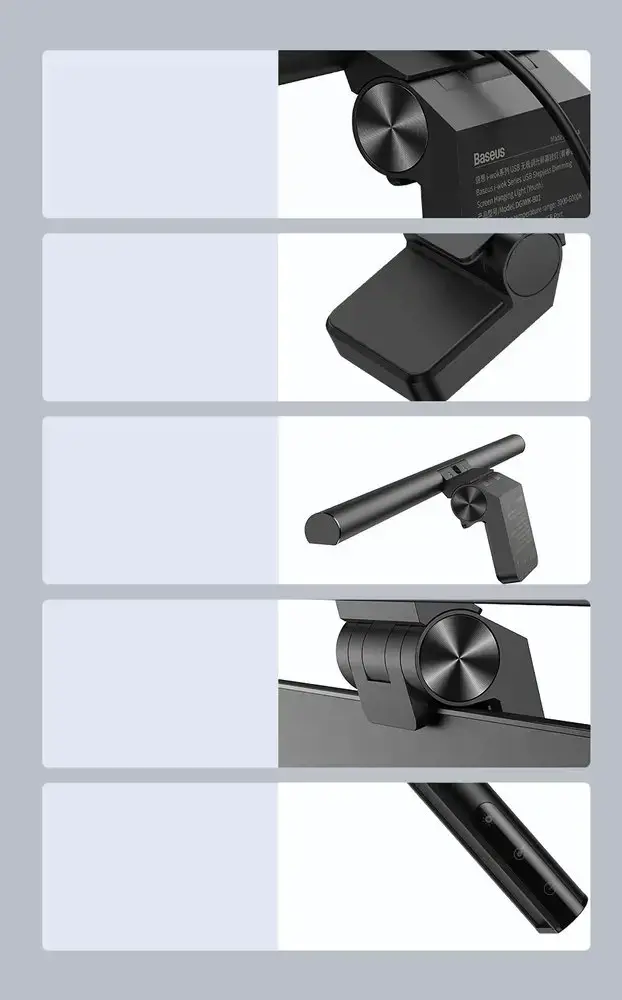 Baseus I-Wok lamp for monitor with touch panel (black)